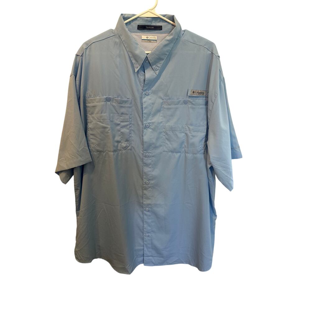 Men’s Columbia PFG Vented Short Sleeve Shirt. Size XXL